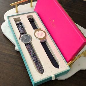 New Kate Spade Glitter Watch